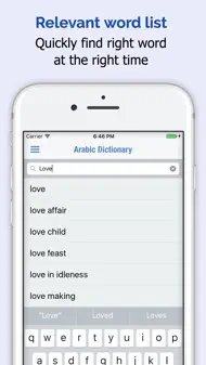 Arabic Dictionary Premium iphone bilder 1