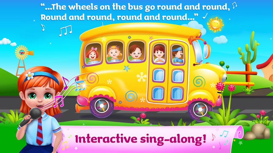 #2. The Wheels on the Bus Songs (iOS) 由: Kids Games Club by TabTale