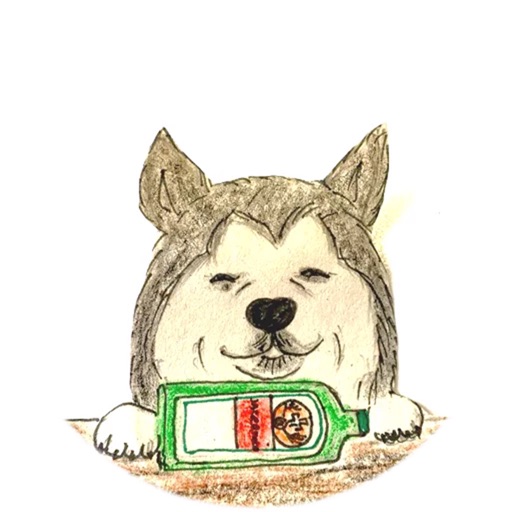 Drinking Dogs Sticker Pack