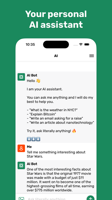 AI Chatbot Writing Helper screenshot 2