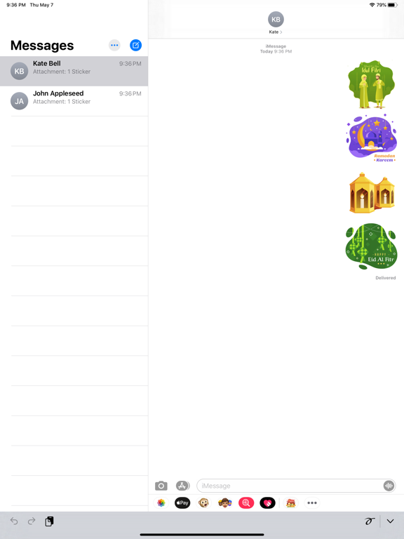 Screenshot #6 pour Ramadan Kareem Stickers