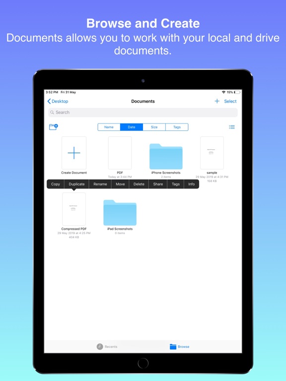 Screenshot #4 pour Documents