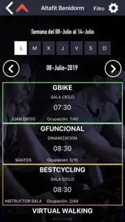 my altafit iphone capturas de pantalla 4