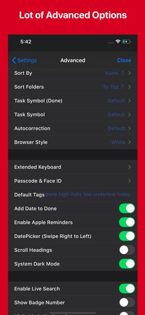 ‎Taskmator - TaskPaper Client Screenshot