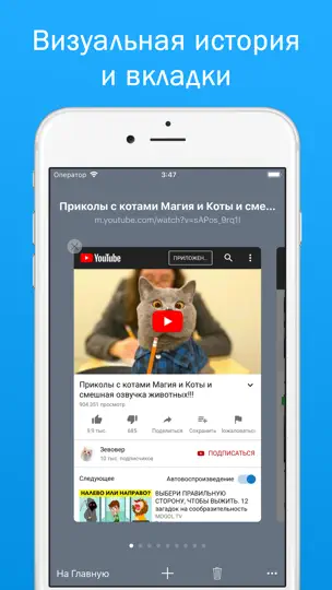 Скриншот Быстрый Поиск и Браузер на iPhone 4