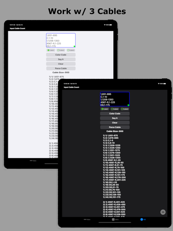 25 Pair Color Code iPad screenshot 5 - Utilities app