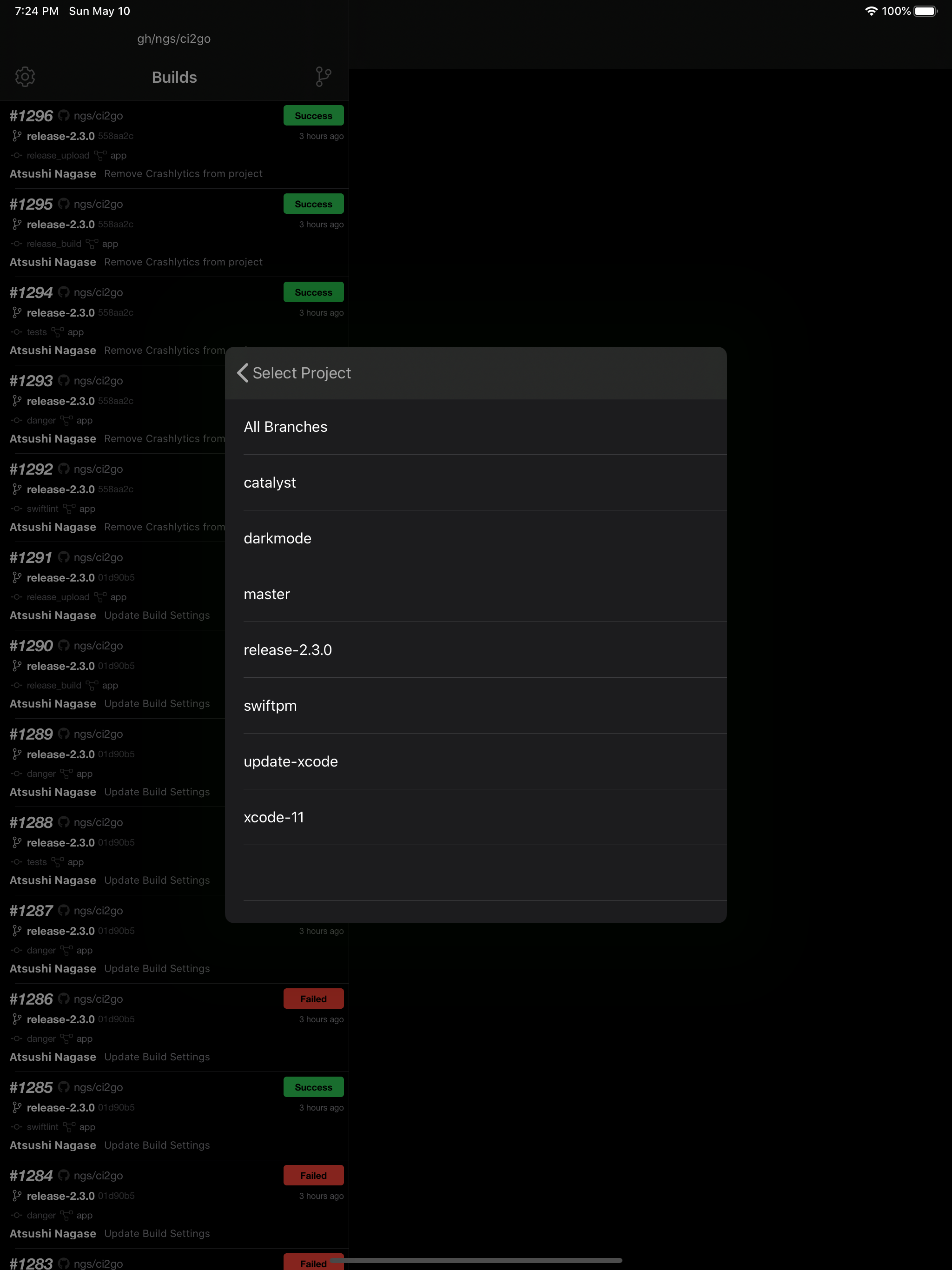 CI2Go The CircleCI Client
