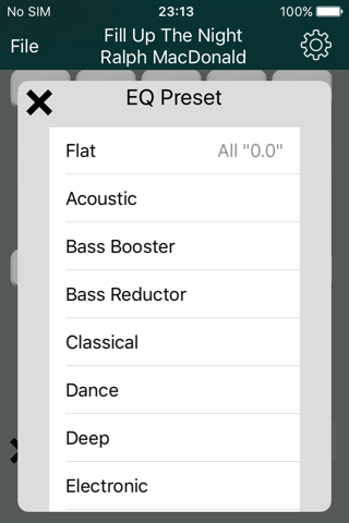 Time Stretch / EQ - náhled