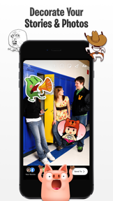 Moji™ Stickers Pics Text Mood screenshot