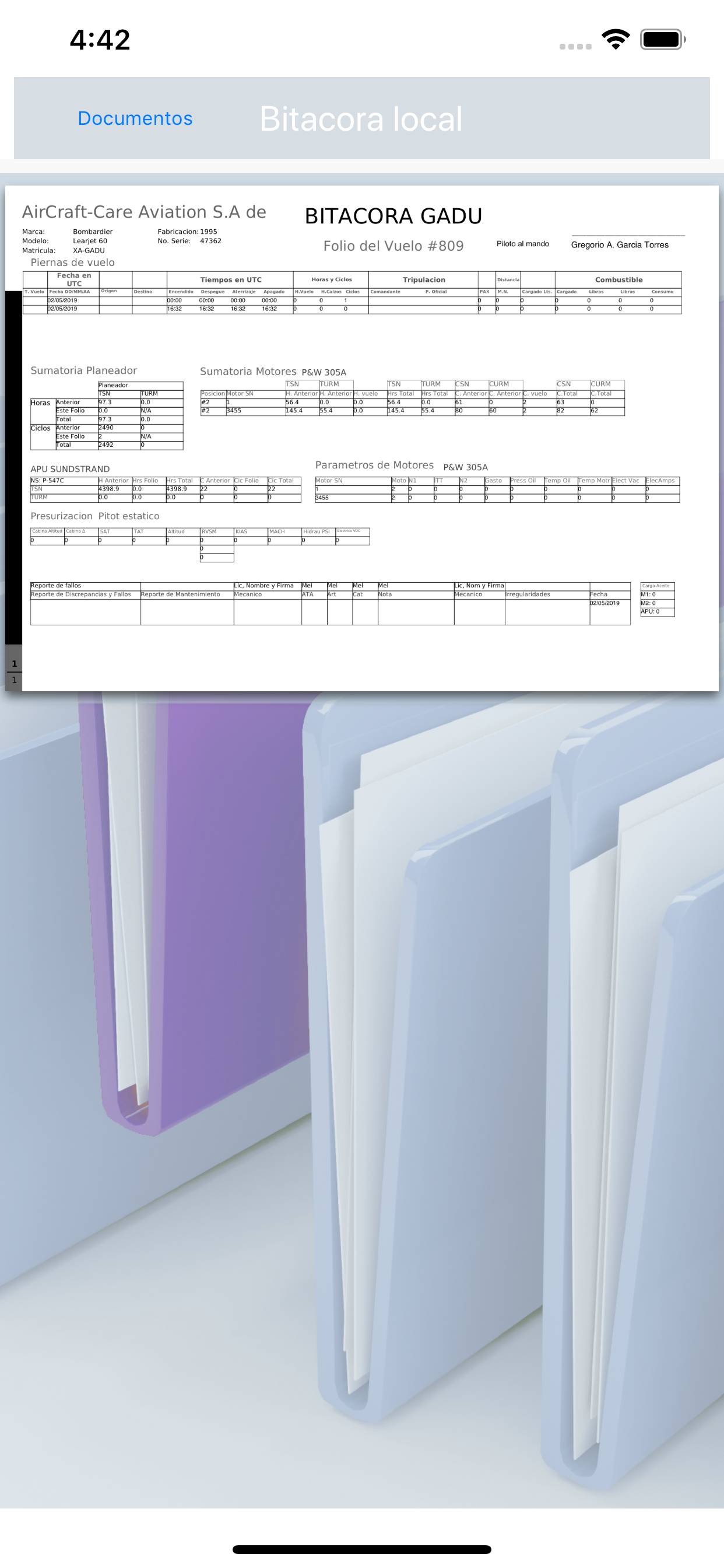 AirCraftCare Pilotos Telefono screenshot 3