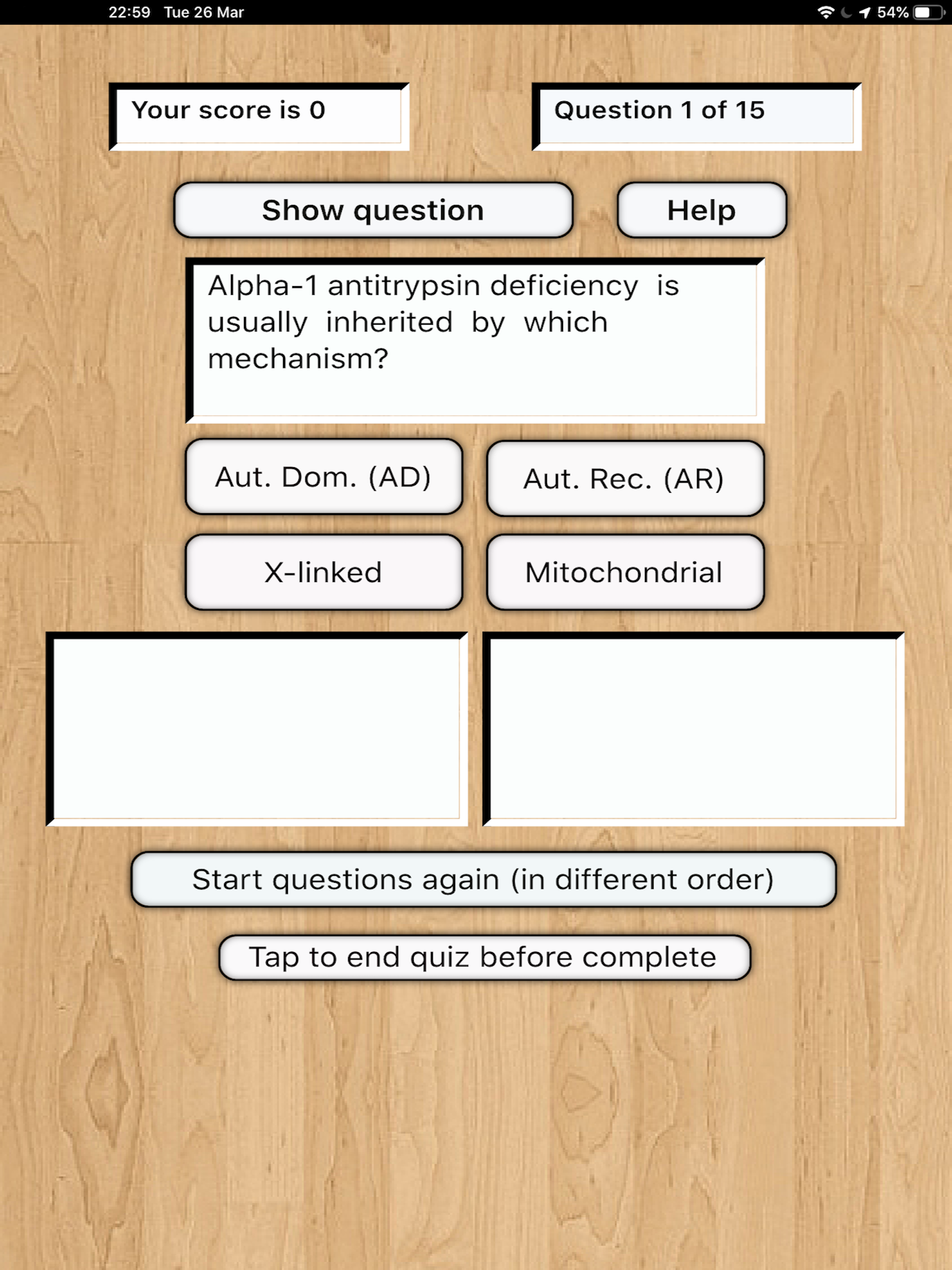 Genetics Inheritance Quiz A screenshot 5