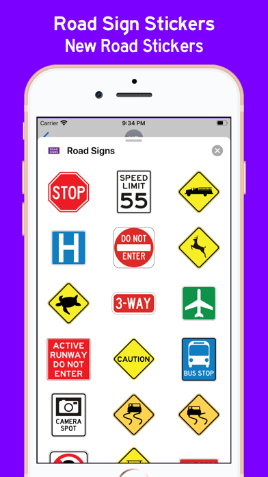 Road Signs Sticker Pack Screenshot
