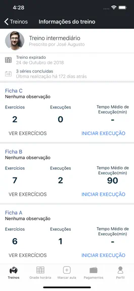 Game screenshot Treino e Saúde - Sua academia apk