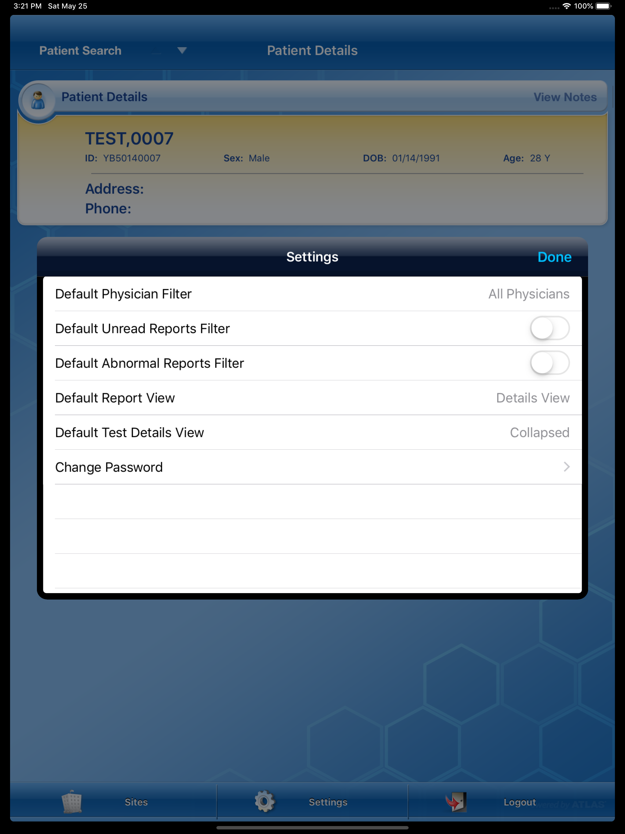 DLS MD Portal screenshot 5