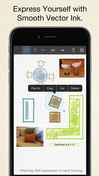 Screenshot #3 pour Inkflow Plus Visual Notebook