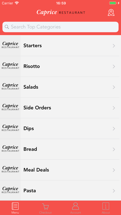 Screenshot #2 pour Caprice Restaurant