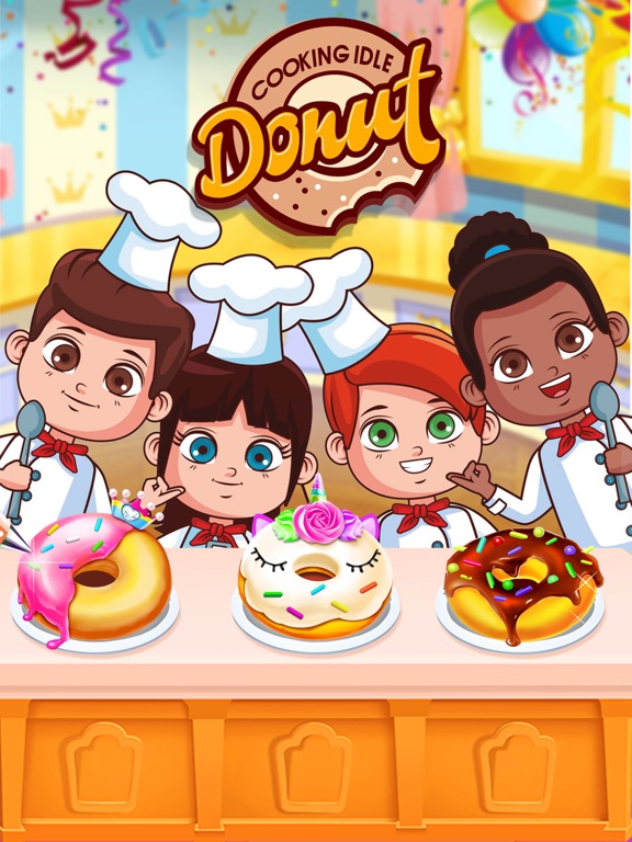 Screenshot #4 pour Cooking Idle Donut Baking Game