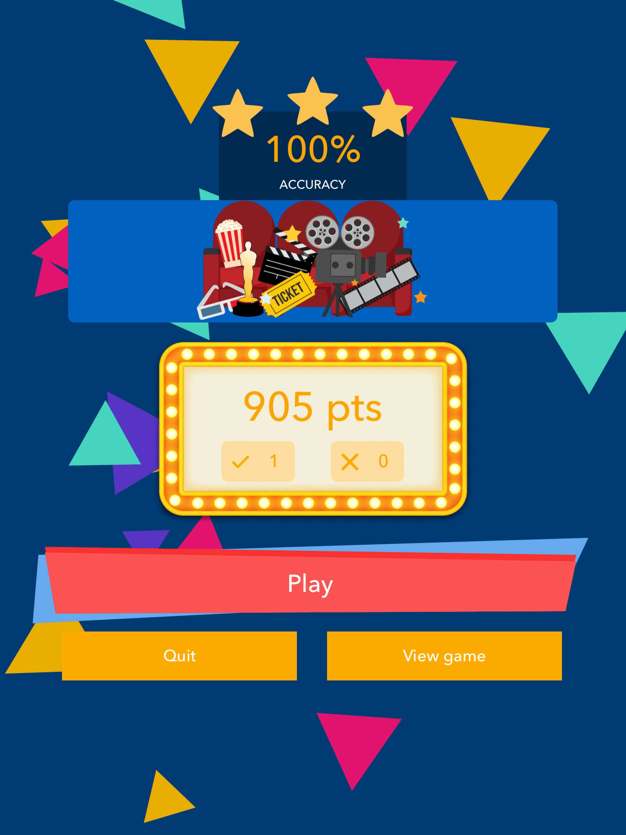 Trivial Movies Quiz