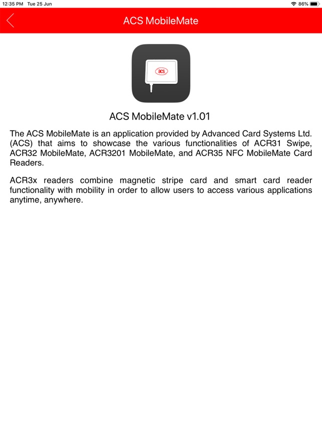 ACR32 MobileMate Card Reader (Android & iOS) - MoTechno