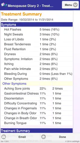 Game screenshot Menopause Diary 2 hack