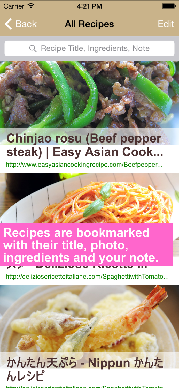 Recipebookmarks
