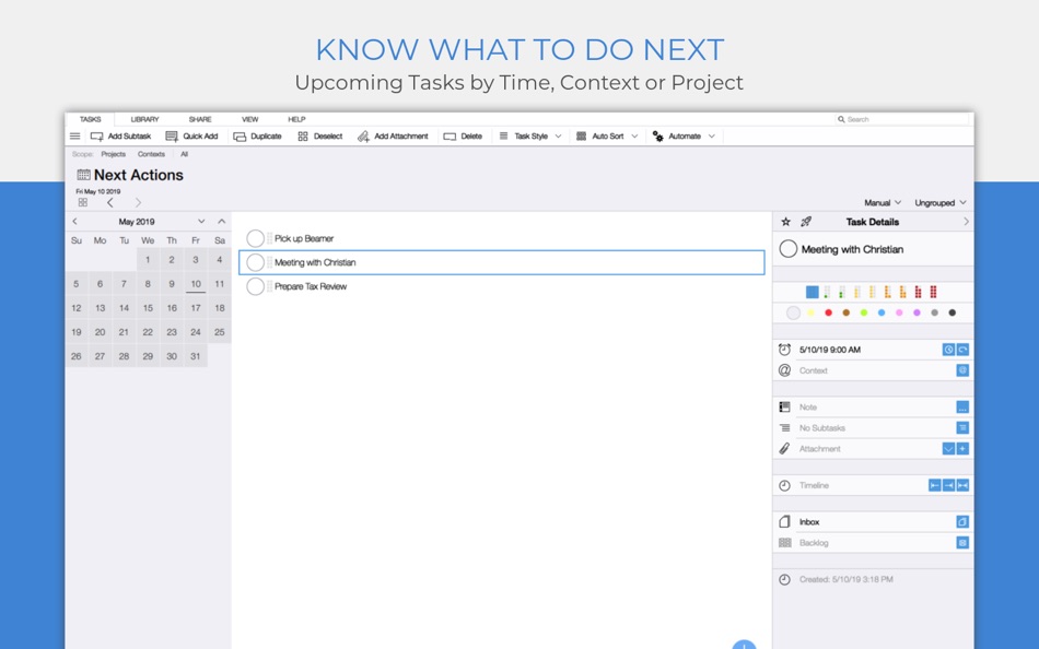 #5. Organize:Me - Task Manager (macOS) 由: taskfabric ltd