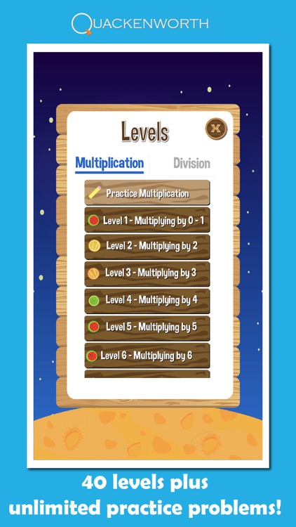 Fruit Rockets Multiplication screenshot-3