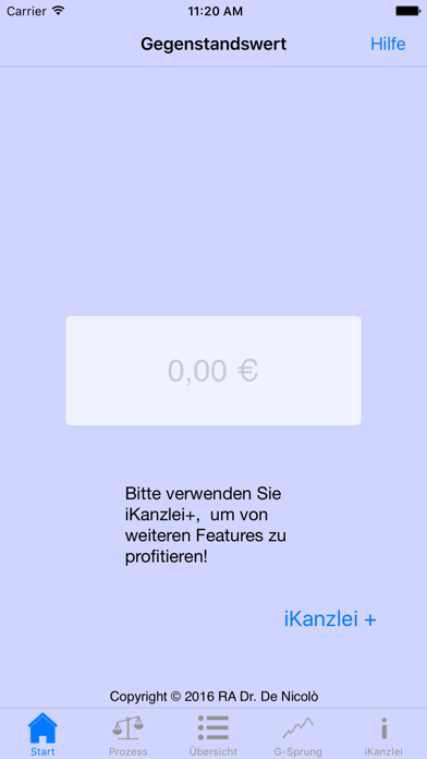 iKanzlei Screenshot