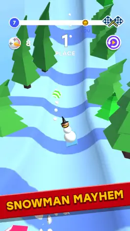 Game screenshot Snowman Race 3D PRO hack