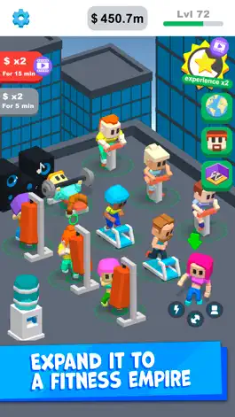 Game screenshot Idle Gym City - fitness tycoon hack