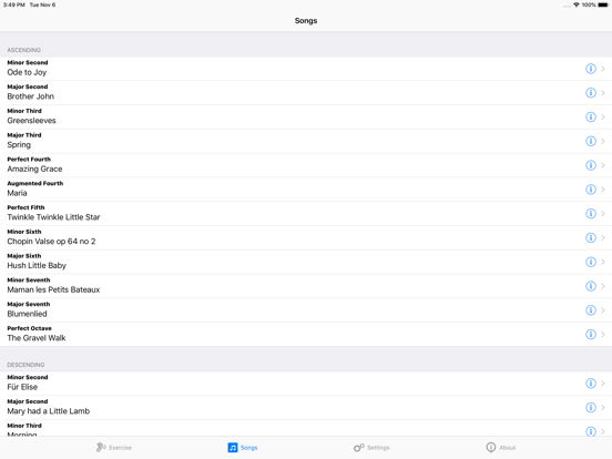 Screenshot #6 pour Interval Recognition Pro