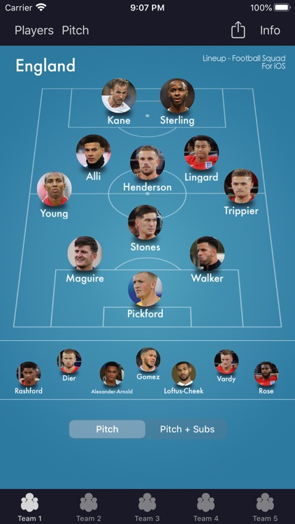 Lineup - Football Squad screenshot-3