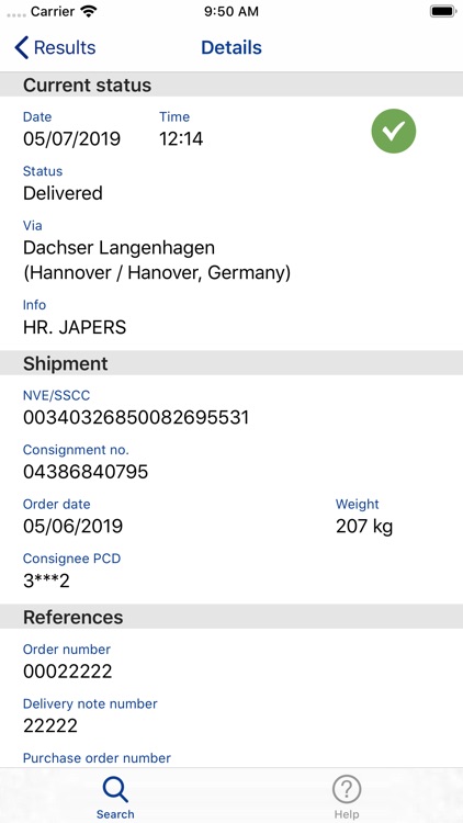 DACHSER shipmentpointer