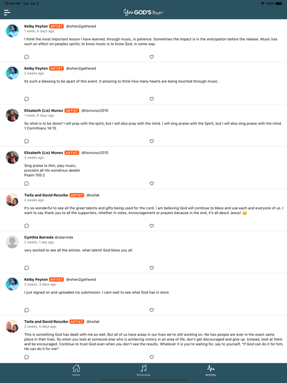 You God's Music iPad screenshot 5 - Music app