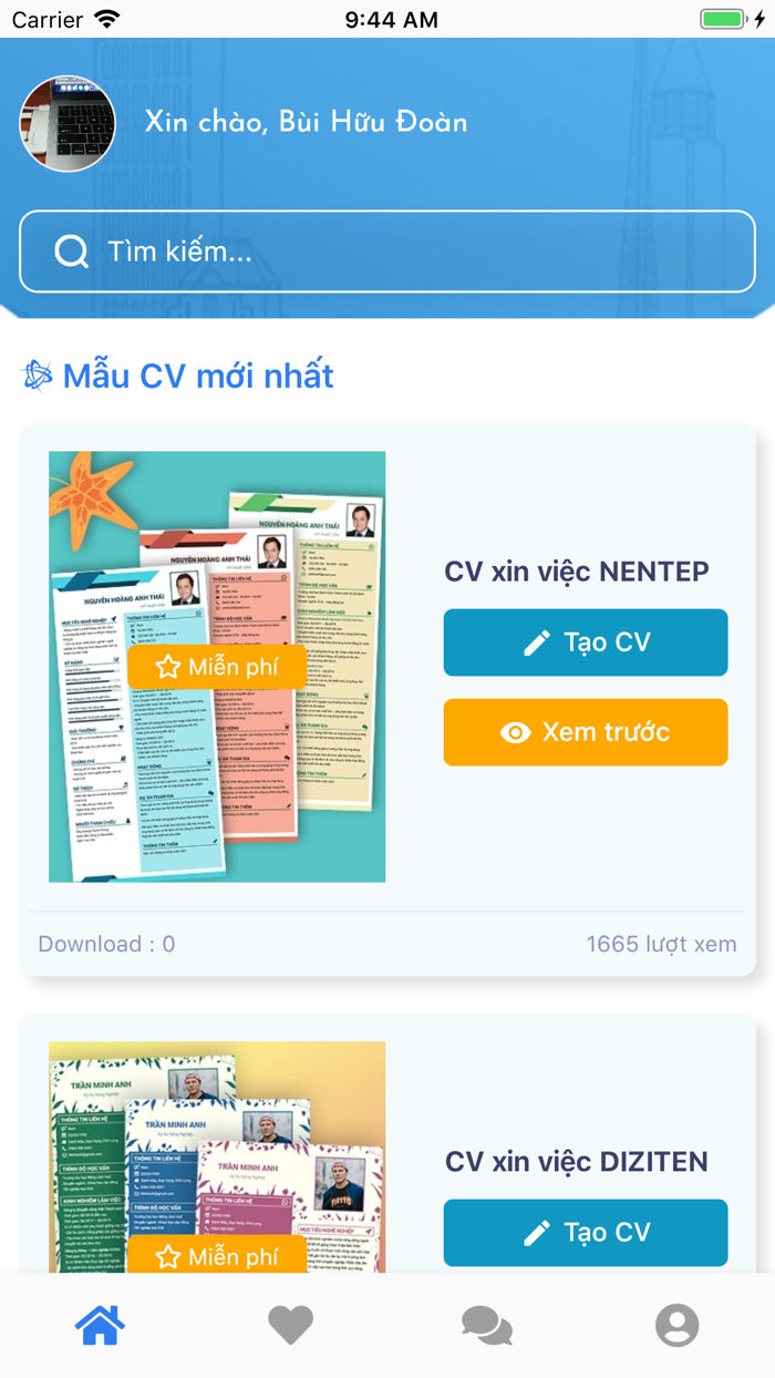CV365 - Tạo CV online đẹp