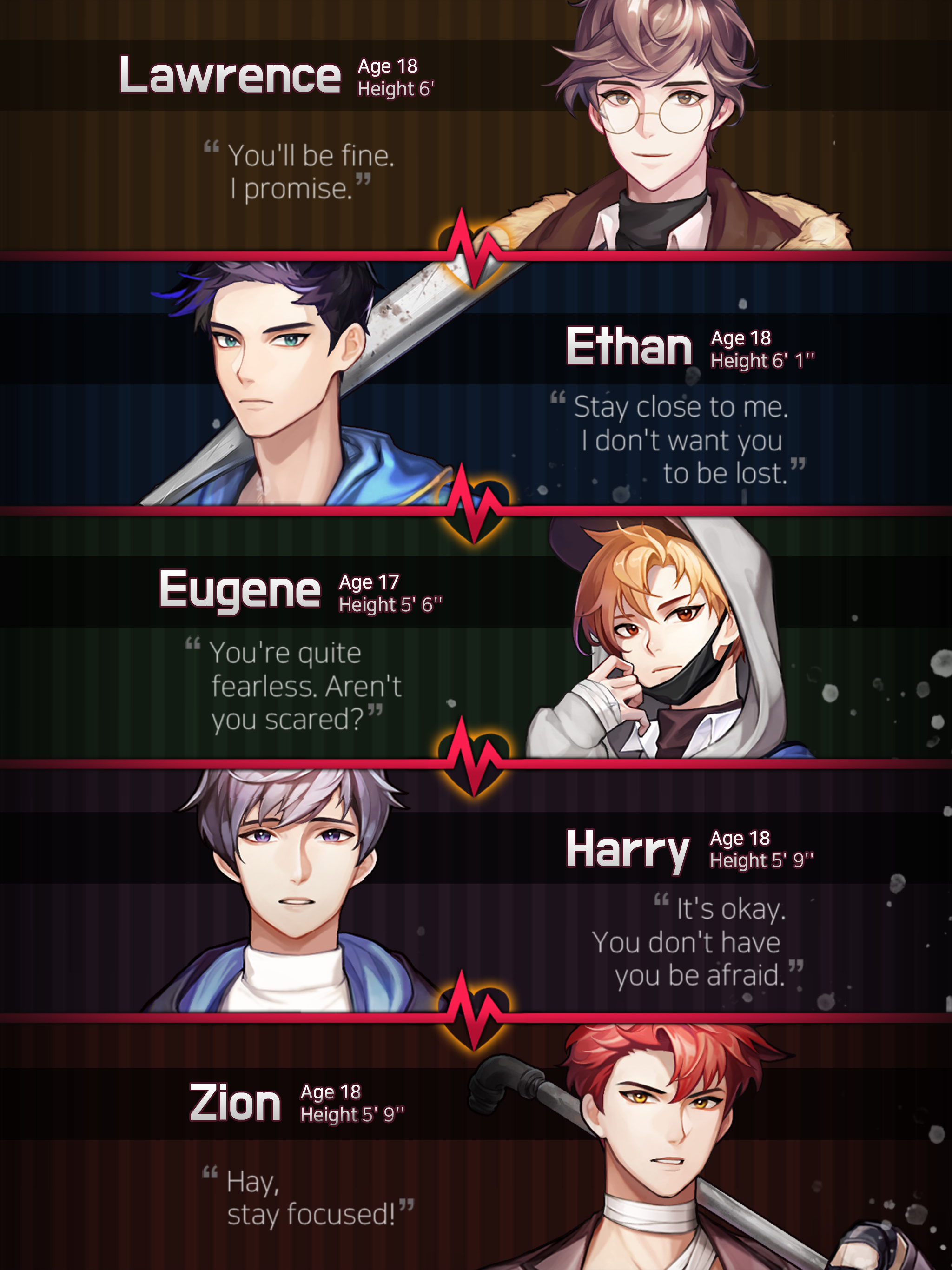Dangerous Fellows - otome game