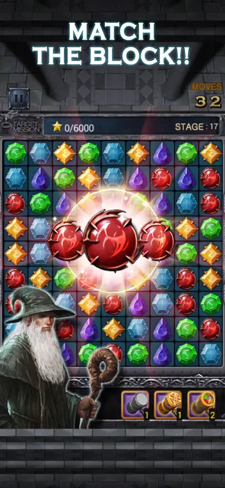 Jewels Dragon Quest - Match 3