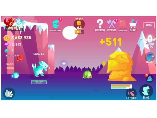 TapTapDino : Idle&Clicker RPG iPad screenshot 5 - Games app