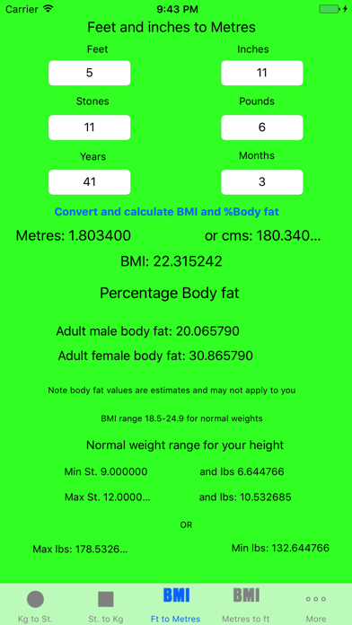 Screenshot #1 pour WEIGHTS