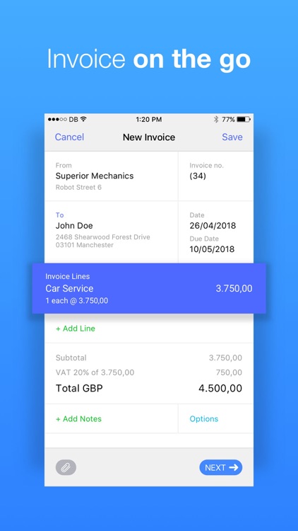 Debitoor Invoices & Accounting screenshot-0