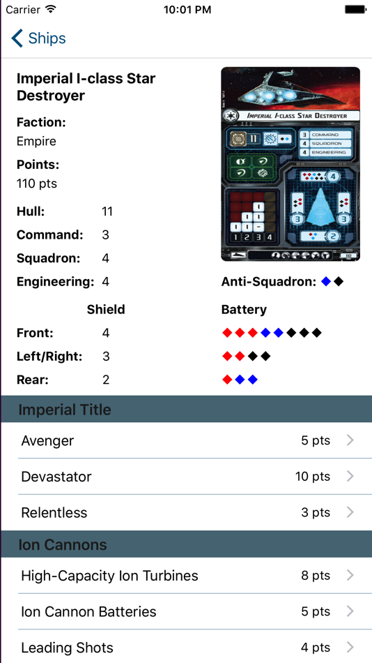 #3. Armada Fleet Builder (iOS) Podle: Prophet Studios