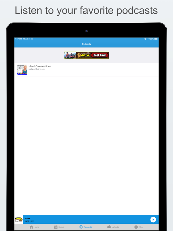 KWXX FM iPad screenshot 4 - Music app