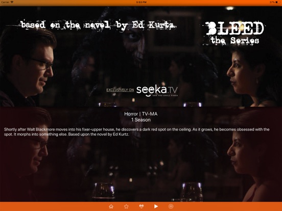 Seeka TV iPad screenshot 4 - Entertainment app