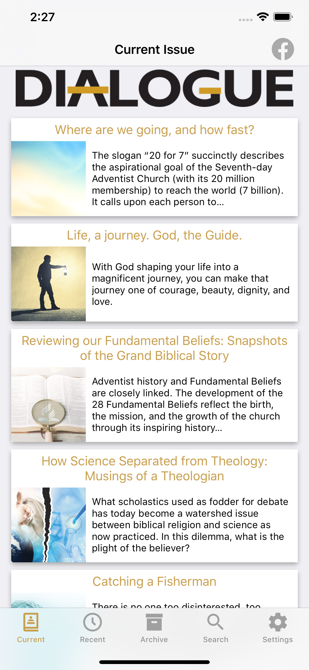 College & University Dialogue