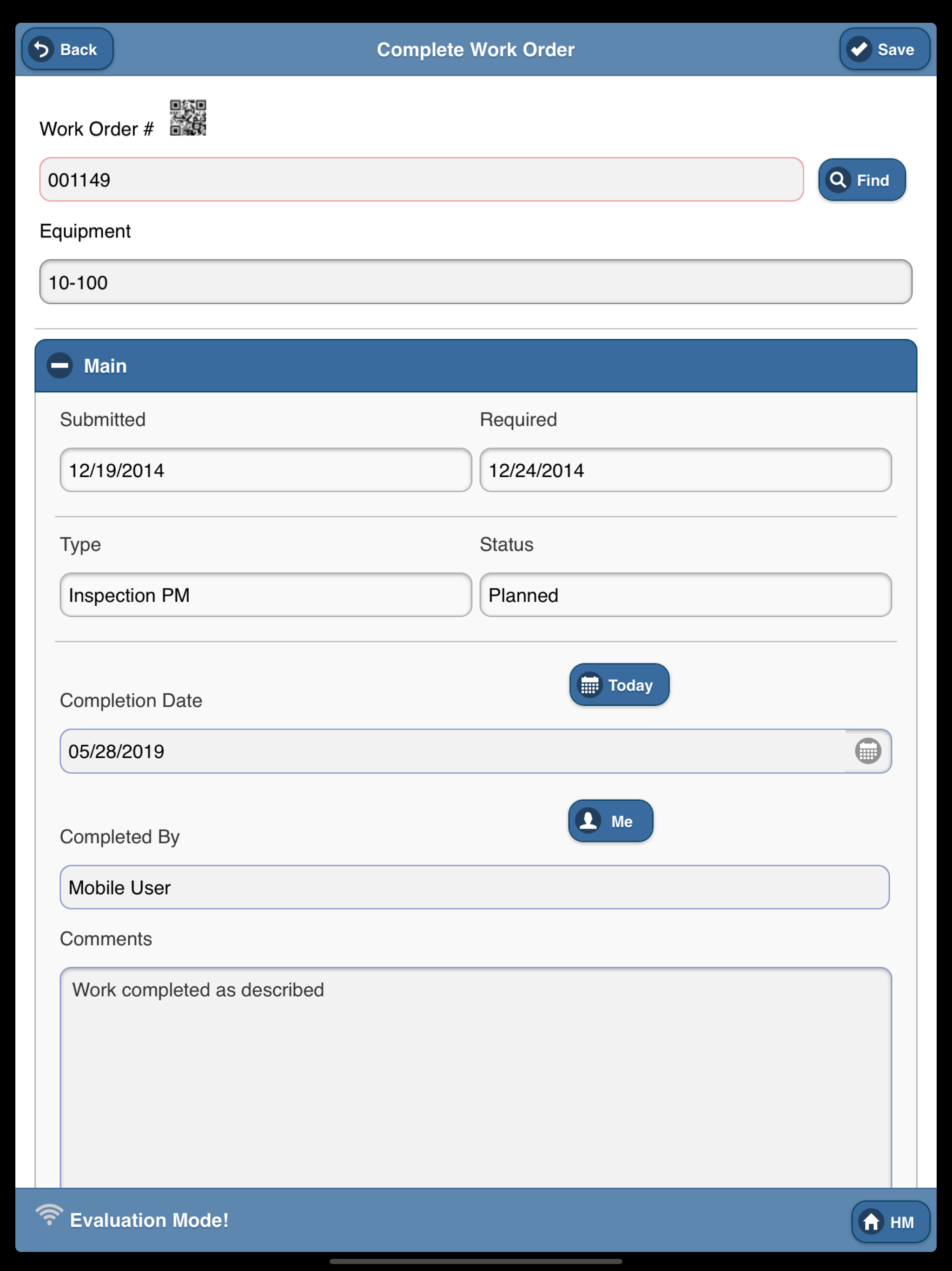 MAPCON Mobile CMMS screenshot 4
