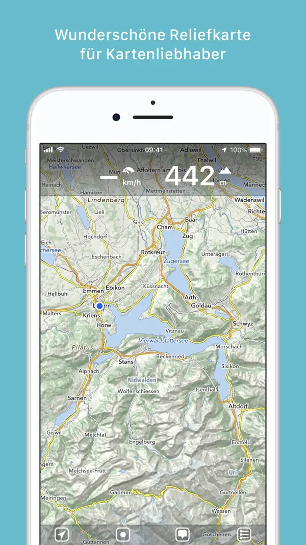 MapOut iPhone App Screenshot 1 – Navigation