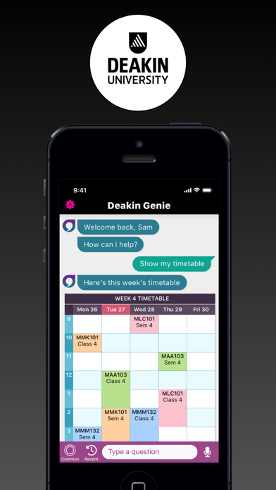 Deakin Genie screenshot 2