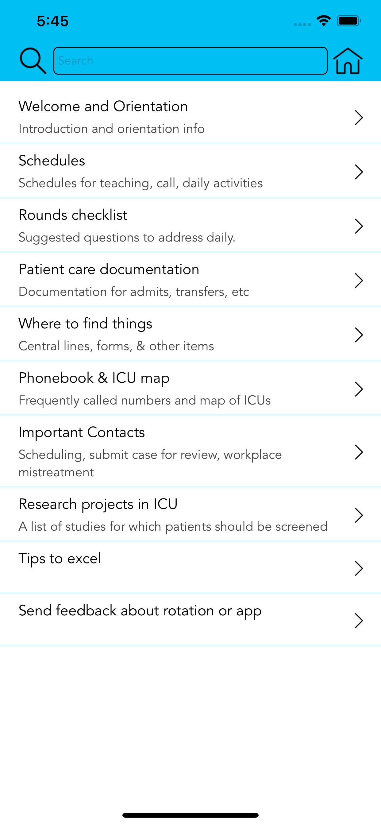 Halifax ICU Rotation Info