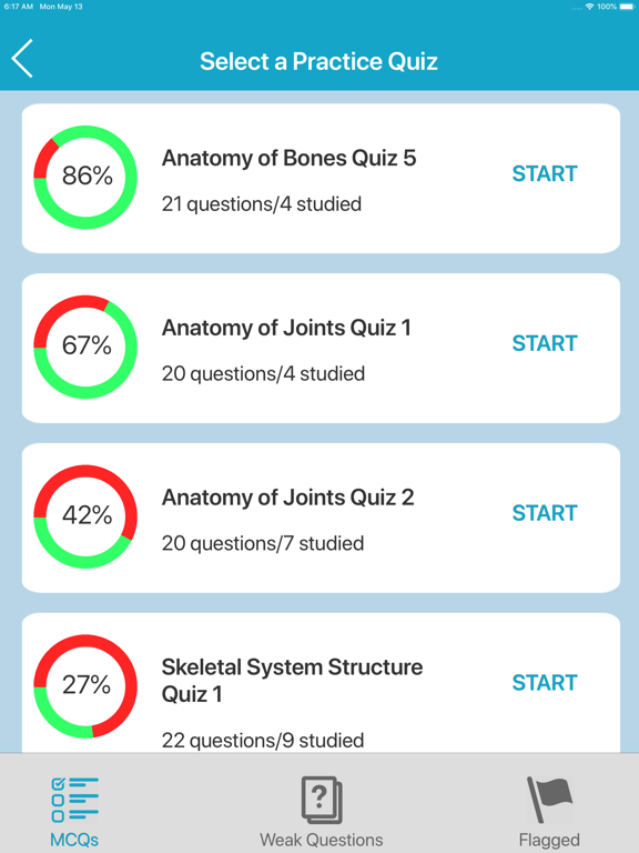 Screenshot #5 pour Skeletal System Quizzes