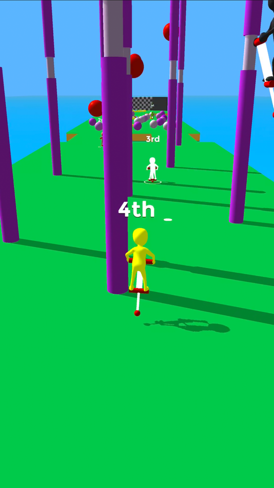 #4. Pogo Race 3D (iOS) 由: Full Fat Productions Ltd